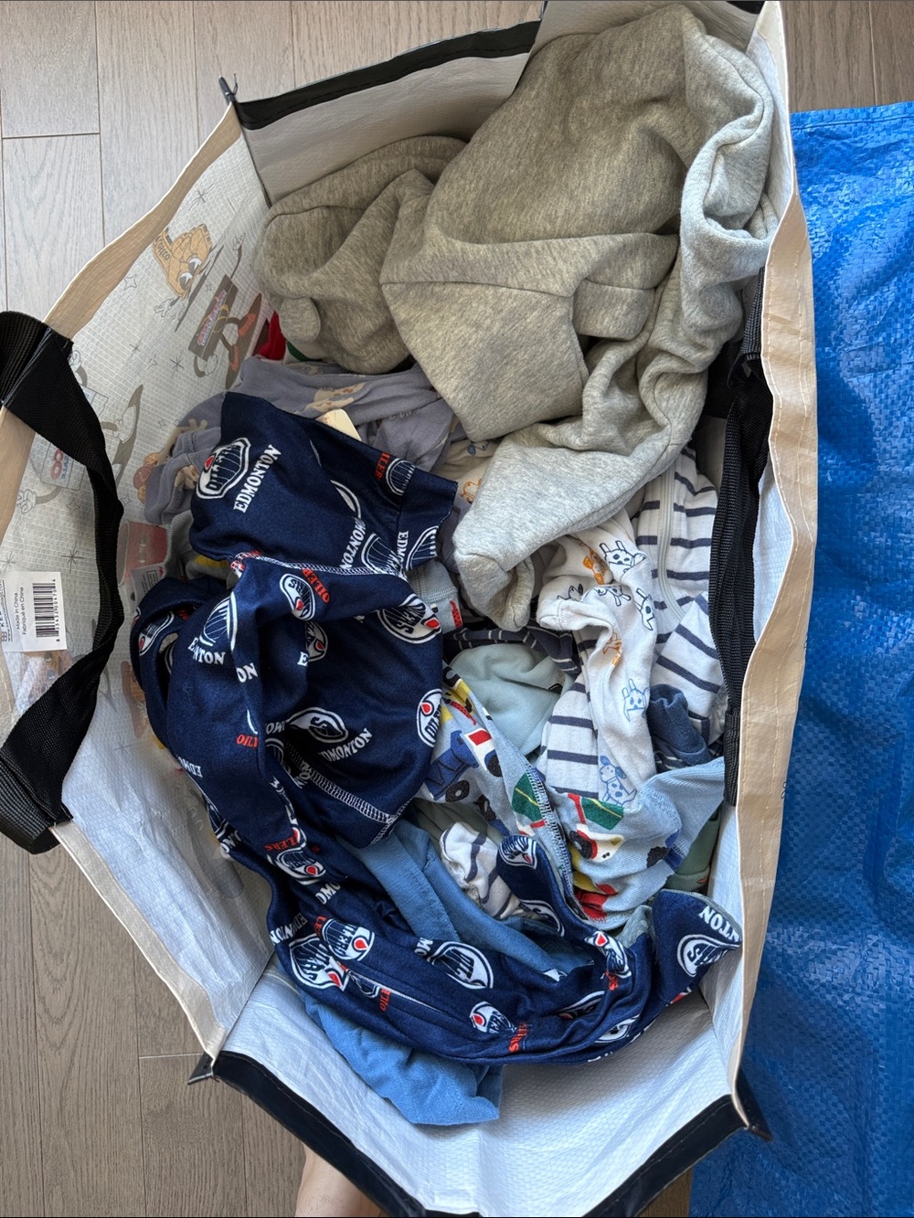 Kids Grey and Navy Cotton onesies - Unbranded